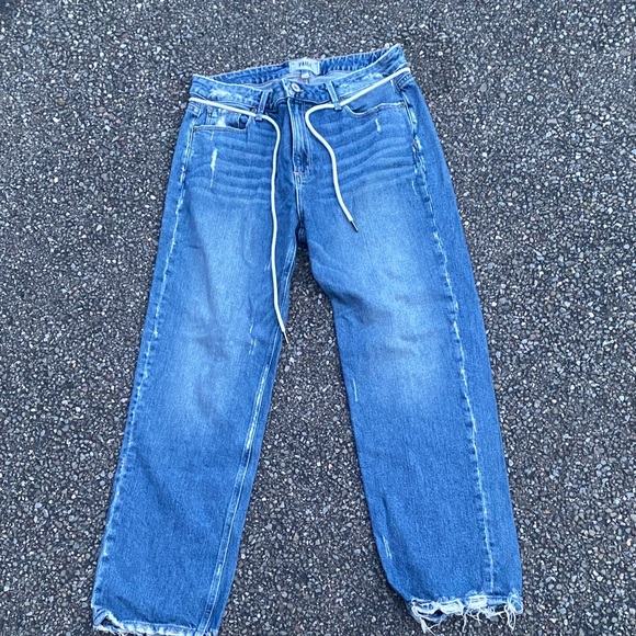 PAIGE Relaxed Fit Blue Jeans - Picture 1 of 3